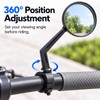 Bike Rearview Mirrors, Set of 2 – 360° Adjustable Convex
