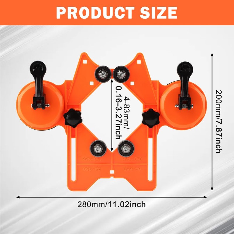 Drill Bit Hole Saw Guide, 4-84mm Portable Glass Tiles Drill