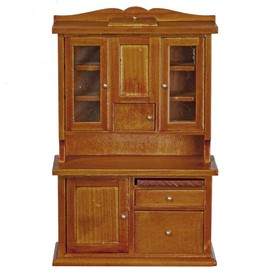 Melody Jane Dollhouse Walnut Flour Chest of Drawers Stable Miniature Kitchen Pantry Furniture 1:12