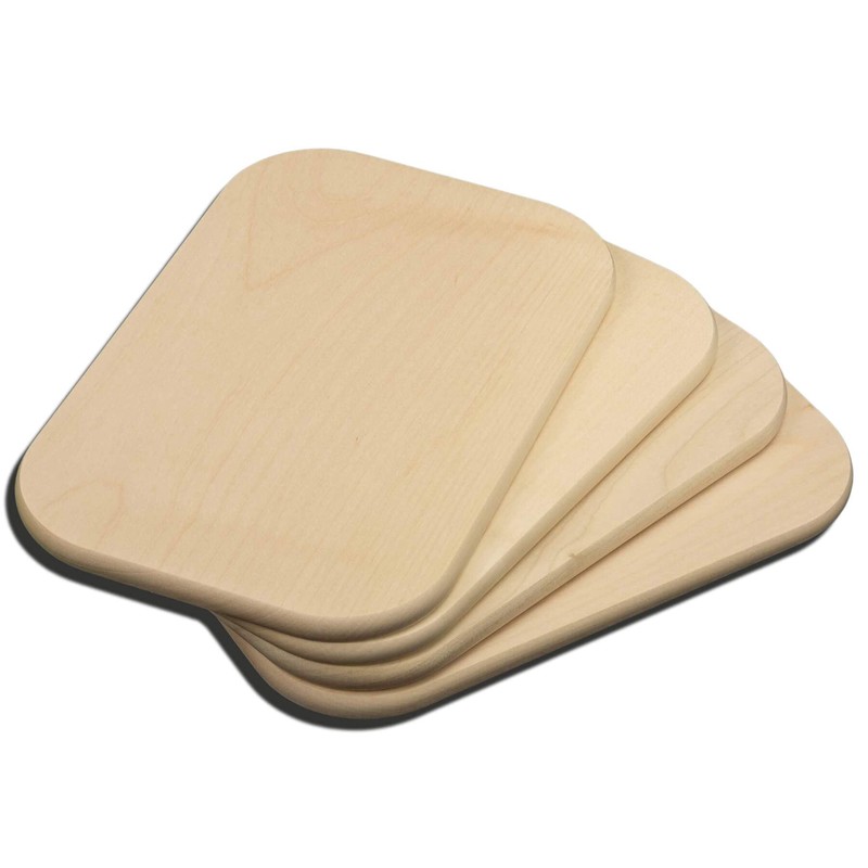 DEKOFANT Wooden Board Set of 4 23 x 15 x