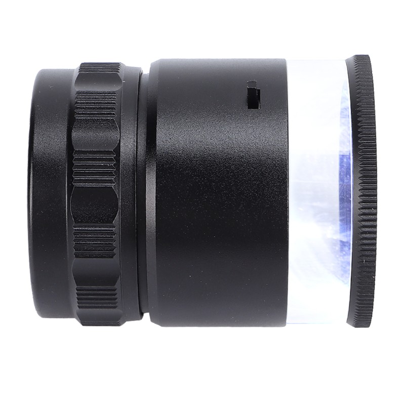 10X Loupe Measuring Magnifier 6LED Illuminated Jewelry Magnifying Glass USB