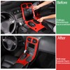 Moittellc Gear Shift Panel Trim Cover Compatible with Chevy Corvette