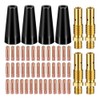 48Pcs Flux Core Gasless Nozzle Tips Kit KP1939-1 Flux Core