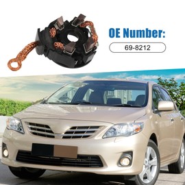 A ABSOPRO Starter Motor Brush Holder 69-8212 for Toyota Corolla 2007 2008 Metal, Plastic Black (Set of 1)