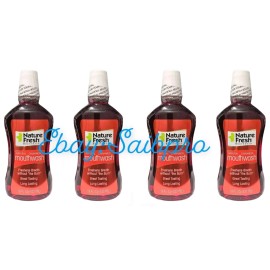 Nature Fresh 2 PACK Of Nature Fresh Mouthwash Natural Cinnamon 18 fl oz