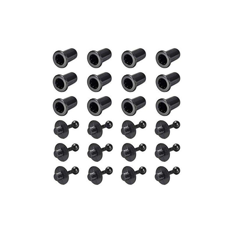 sourcing map 12 Pairs Speaker Small Peg Kit Guides 25.5mm