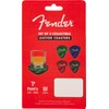 Fender Pick Shape Logo Coasters, 4-Pack, Multi-Color
