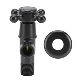 G1/2in Brass Hot and Cold Triangular Valve Water Stop Angle Valve for Bathroom Kitchen
