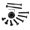 M6x120mm 10Pcs Flat Head Hex Socket Cap Screws Bolts,Furniture Screws,Carbon