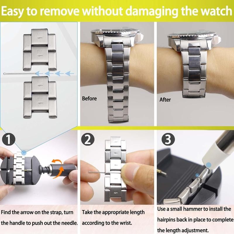 Watch Link Removal Kit, Watch Band Sizing Tool for Watch