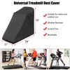 TOLIDA Black 210D Treadmill Cover - Dustproof Waterproof Running Machine