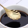 4pcs Shell Shape Coffee Stir Spoon, Heavy Duty Stainless Steel