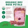 Jiva USDA Organic Dried Red Rose Petals 6 Oz (170g)