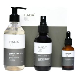 Hada Skincare - Kit 3 En 1, Dermolimpiador, Tónico, Suero H. Todo Tipo De Piel Día/noche