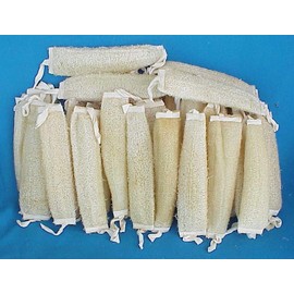 GEORGIAN BATH SPONGE "Loofah" 10pcs. ECO HEALTH SPA GEORGIAN LOOFAH 100% ORGANIC WASH BODY SPONGE RUSSIAN GOLD
