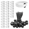 Waltool 60Pcs Goals Net Attachment Straps and 5.9 Inch Soccer