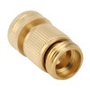 2PCS Water Hose Quick Connector Brass 3/4 Inch Male and