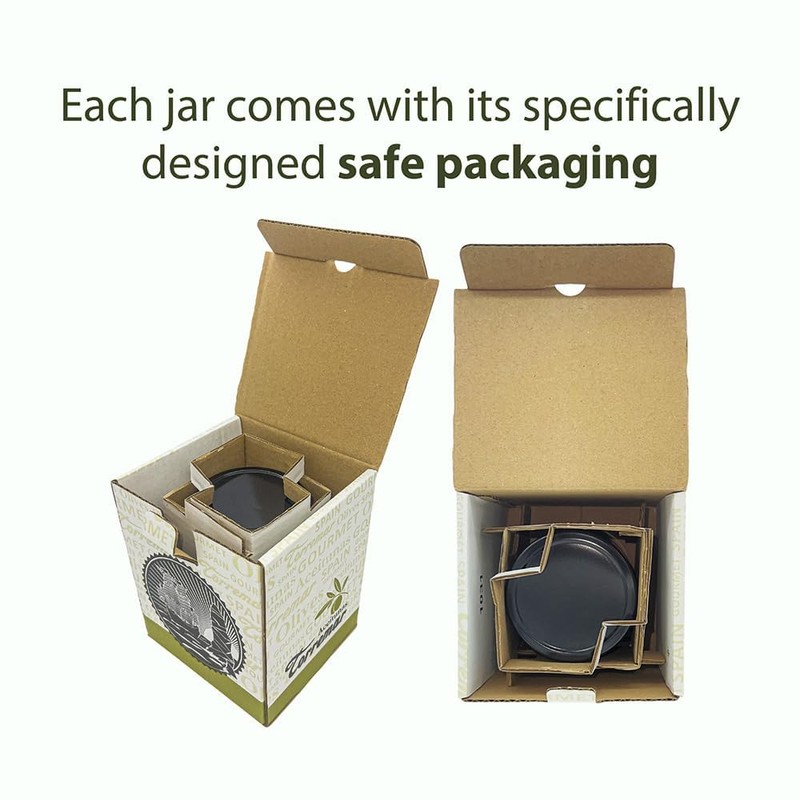 Torremar. Spanish Smoked Gordal Queen Olives. 580g (20.46oz). Pack of