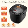 2 Lb Automatic Bread Maker Plastic Nonstick Dough Maker With