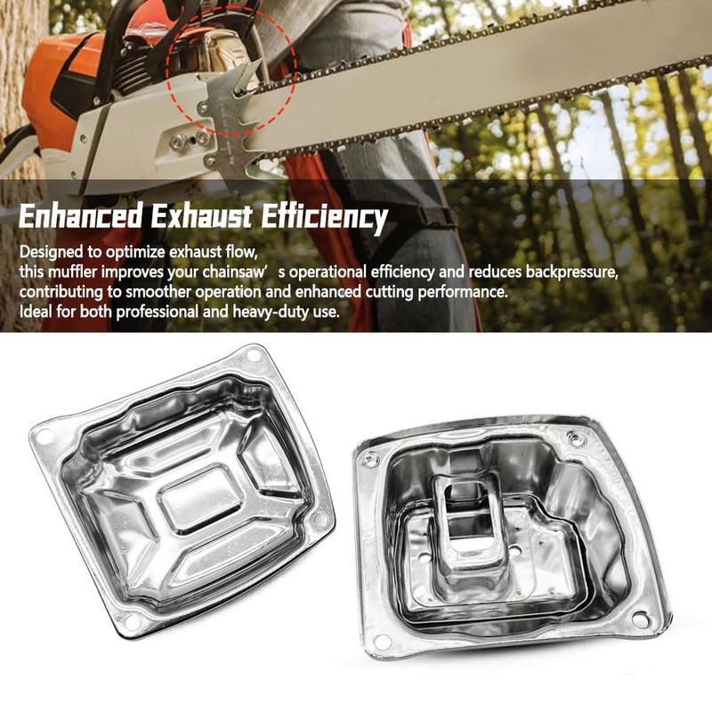 1144-140-0600 Exhaust Muffler Compatible with STIHL Chainsaw MS661 MS661C Lawn