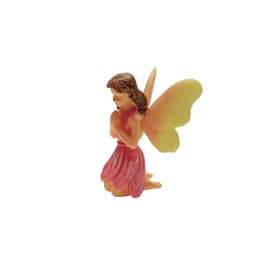 Treasure Gurus Mini Praying Fairy Girl Garden Accessory Miniature Figurine Outdoor Ornament