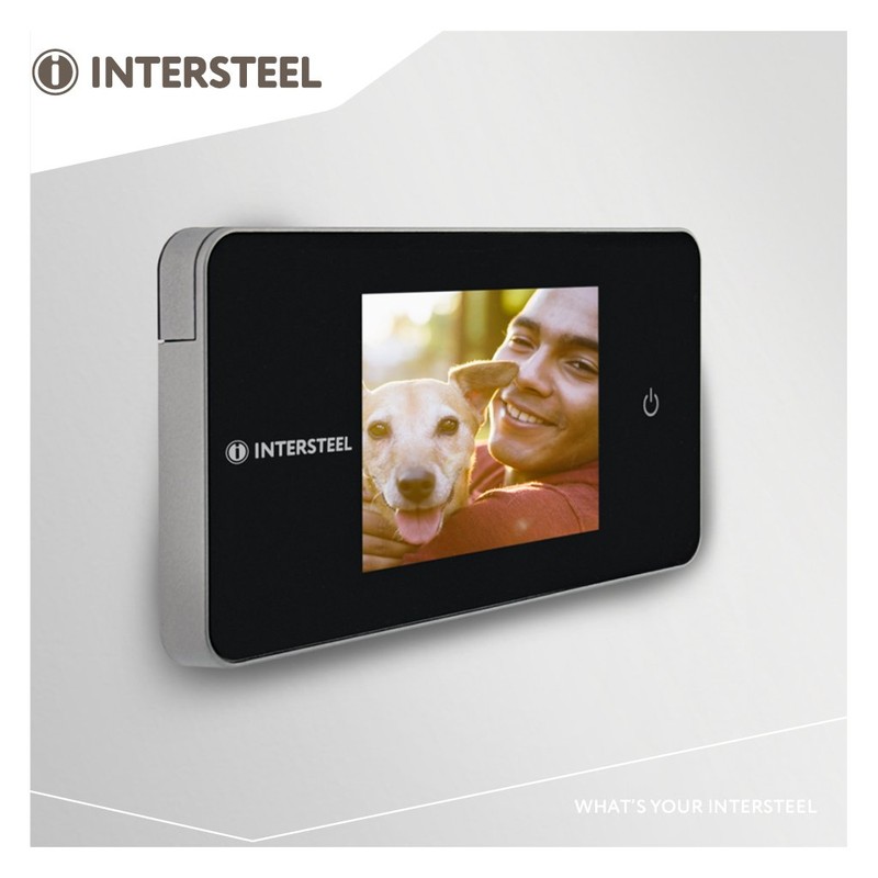 Intersteel 4055 Digital Door Viewer - Black/Silver