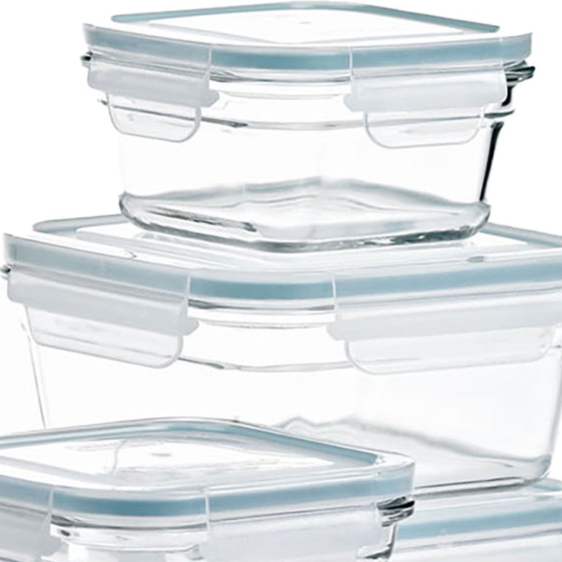 GLASSLOCK 24 Piece Oven Microwave Safe Glass Food Storage Containers