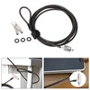 Laptop Cable Lock with 2 Keys Adjustable Length Flexibility Theft