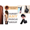 Squeeze Bands, Exercise Bands for Women, 3 Flat Long Pilates