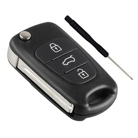 Kesiku HYUNDAI i20 i30 i35 iX20 iX35 Kia Picanto Sportage Ceed Rio Soul Remote Control Hyundai IX35 Key 3 Button Car Key I30 with Screwdriver - 1 Piece