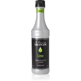 Monin - Lime Concentrate - No Sugar Added - Gluten Free - Vegan | 12.68 oz (375 ml)