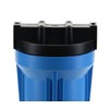 Hydronix HF3-10BLBK34 10" Blue Housing with Black Rib Cap, 3/4"