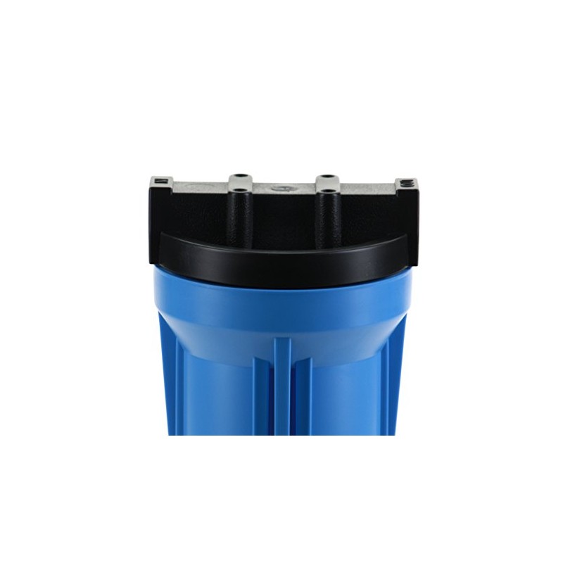 Hydronix HF3-10BLBK34 10" Blue Housing with Black Rib Cap, 3/4"
