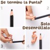 4 Lapiz Cera Tatto Desenrrollable en Barra para Diseño Relleno