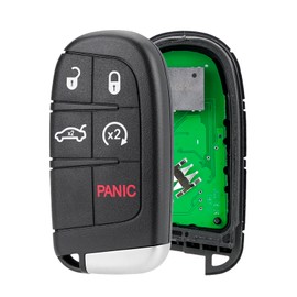 4+1 Button Remote Key Fob Fits for 2011-2019 Chrysler300/2015-2017 Chrysler 200/2015-2018 Dodge Challenger/2011-2018 Dodge Charger/2014-2016 dart limited Keyless Entry Remote 433 MHz FCCID M3N40821302
