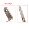 125 x 75 x 3 mm Stainless Steel Angle Connector
