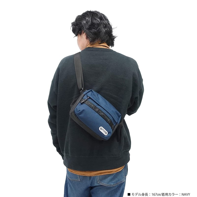 Outdoor Products Mini Shoulder Bag, Middle Shoulder, Classic, Logo Tape,