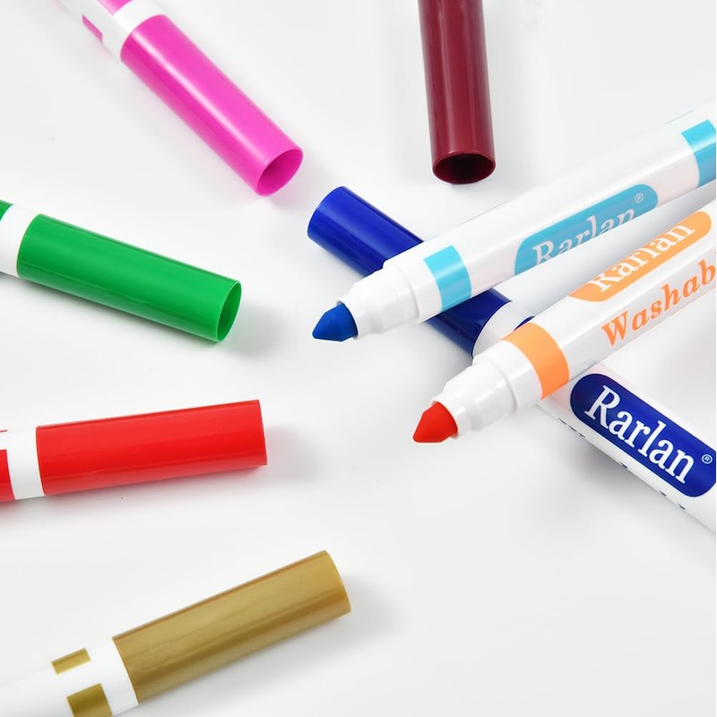 Rarlan Washable Markers Bulk, Markers for Kids, Bulk Pack, 48