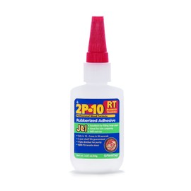 FastCap 2P-10 JEL (RT-Rubber-toughened) Industrial Strength Heavy-Duty Super Glue-(CA Adhesive) -2.25oz/64g. Great for use on Vertical Surfaces. Shock Resistant. Activator Sold Separately (4-Bottle)