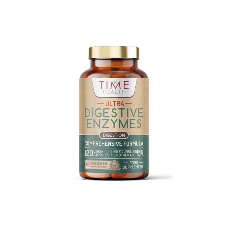 Ultra Digestive Enzymes Complex – Natural & Comprehensive 18 Enzyme