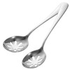 SHOWERORO 2sets Silverware Spoons Cozy Cooking Utensils Daily Use Serving