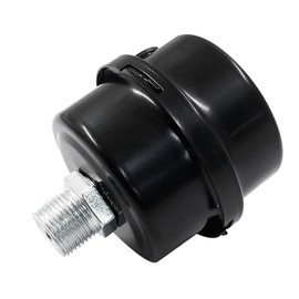 LDEXIN Air Compressor Silencer Filter 3/8" PT 16mm Metal Air Compressor Intake Filter Silencer Sound Muffler for Generators, Blowers