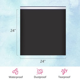 UCGOU Poly Mailers 24x24 Inch Black 100 Pack Extra Large Shipping Bags Strong Thick Mailing Envelopes Self Seal Adhesive Waterproof and Tear Proof Boutique Postal for Clothing,Quilt and More