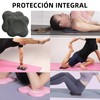 EKEJLI 2 PCS Rodilleras de yoga, Tapete para ejercicio grueso,