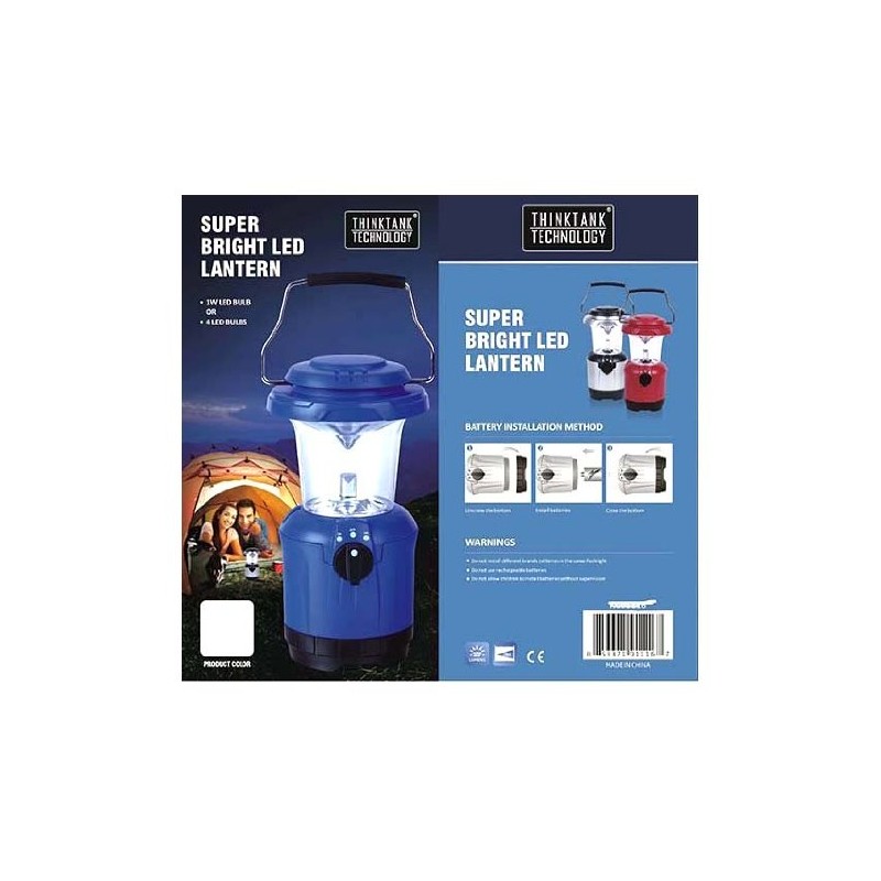 ToolUSA Think Tank Technology Super Bright LED Lantern | 9.75"