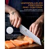 Santoku Knife 7 Inch, Chef Knife, German High Carbon Stainless