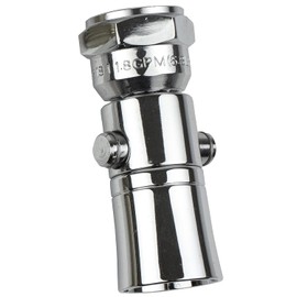 LDR Industries 520 1100CP-18 Water Saving Showerhead with Push Button Flow Control, Chrome Plated Brass
