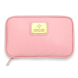 Everlit Care Car Sun Visor First Aid Kit Multi-Pocket Visor Organizer Storage Pouch with Survival Emergency Tools Including Window Breaker Disposable Urine Bag for Family Travel in Cars (Pink)