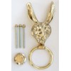 Castelion® Solid Brass Country Hare Door Knocker | High Quality