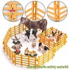 60 Pieces Of Mini Fences, Simulated Stable Fence Toys, Farm